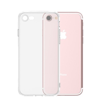Set: Husa si folie iPhone 7/8 Plus, Transparent/clear, Husa de protectie capac, ultra slim, din silicon, folie cu sticla securizata Asahi Japonia, Joyshell Set: Husa si folie iPhone 7/8 Plus, Transparent/clear, Husa de protectie capac, ultra slim, din silicon, folie cu sticla securizata Asahi Japonia, Joyshell