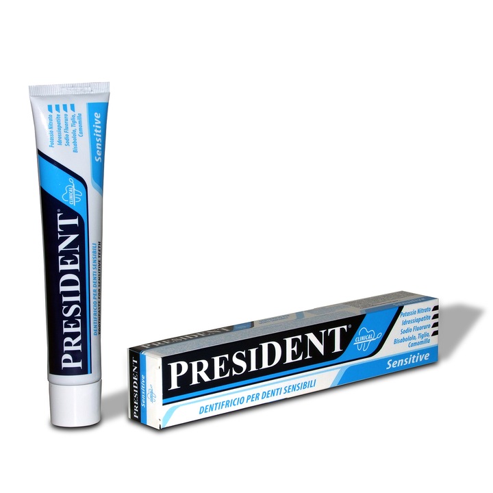 PresiDent Sensitive Fogkrém, érzékeny fogakhoz, 50 ml