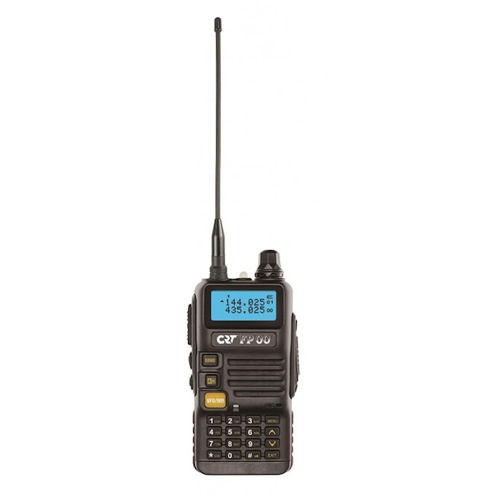 CRT FP00 Kézi VHF/UHF rádió, Két sávos 144MHz-146MHz és 430MHz-440MHz, Fekete