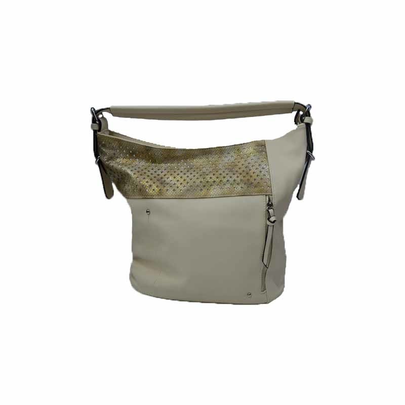 Geanta dama casual G&T LY3446C, Crem