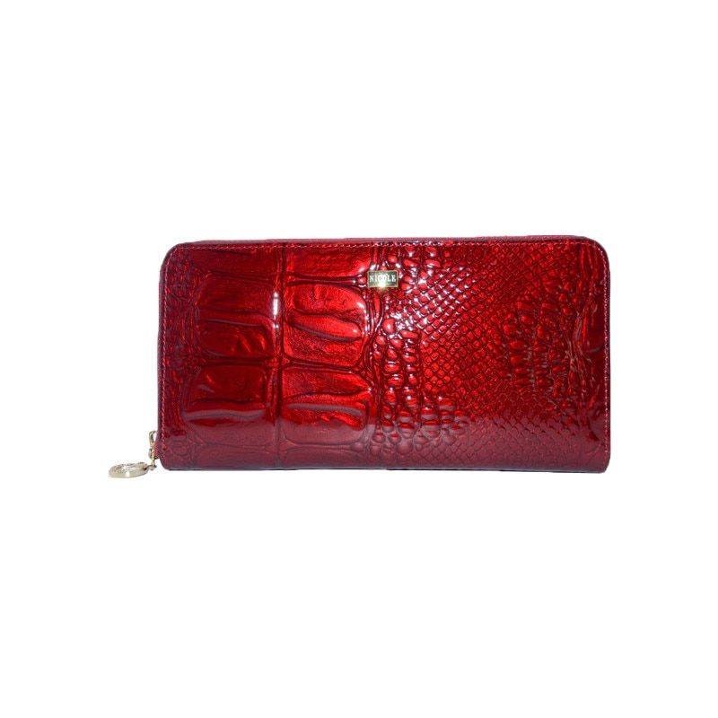 Portofel dama Nicole QC 1078R, Rosu