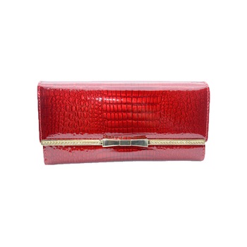 Portofel dama Angela Moretti 177BR, Rosu Portofel dama Angela Moretti 177BR, Rosu