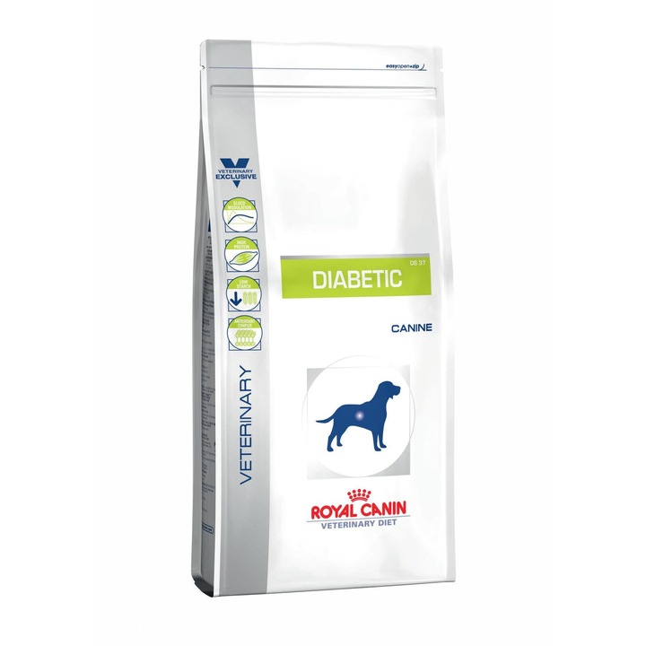 Hrana dietetica pentru caini Royal Canin VD, Diabetic DS 37, 12kg