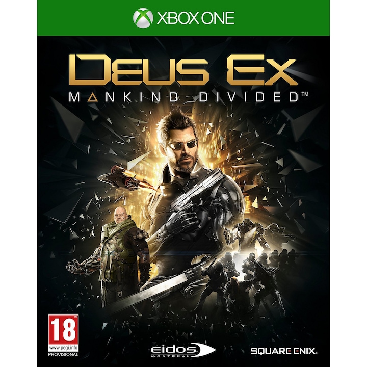 Deus Ex Mankind Divided D1 Edition játék XBOX ONE-ra