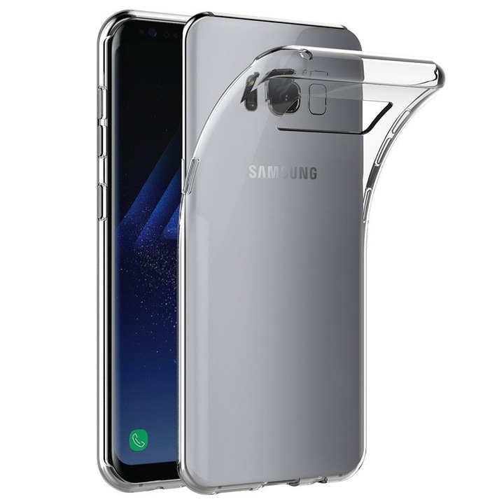 Husa de protectie TPU slim pentru Samsung Galaxy S8, Transparent
