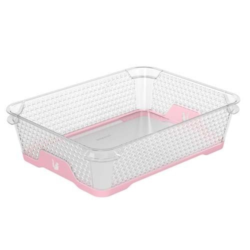 Cos de depozitare Jonas, Plastic, Alb