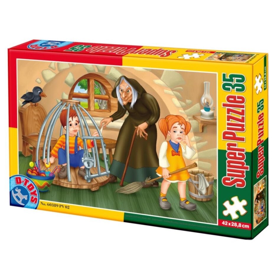 Puzzle (35 piese)- Basme- Hansel si Gretel