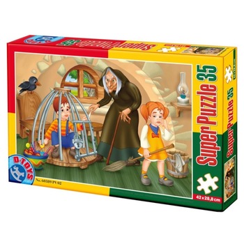 Puzzle (35 piese)- Basme- Hansel si Gretel Puzzle (35 piese)- Basme- Hansel si Gretel