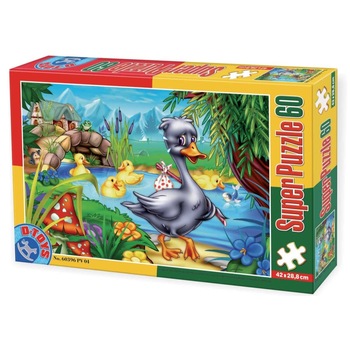 Puzzle (60 piese)- Basme-Ratusca cea Urata Puzzle (60 piese)- Basme-Ratusca cea Urata