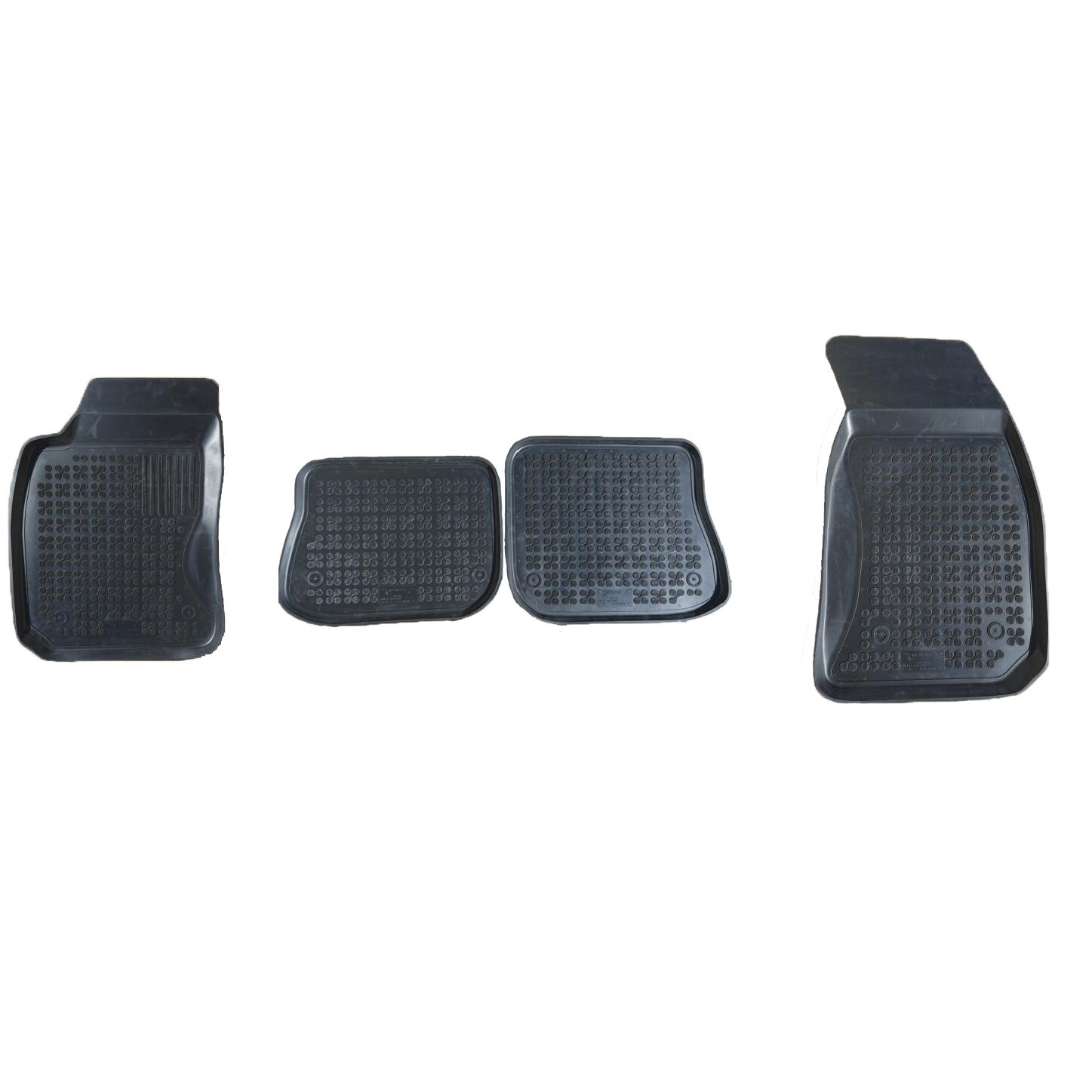 Set 4 covorase interior cauciuc stil tavita MAGSTAR LUX dedicate, compatibile cu Audi A4 1995-2001, Negru