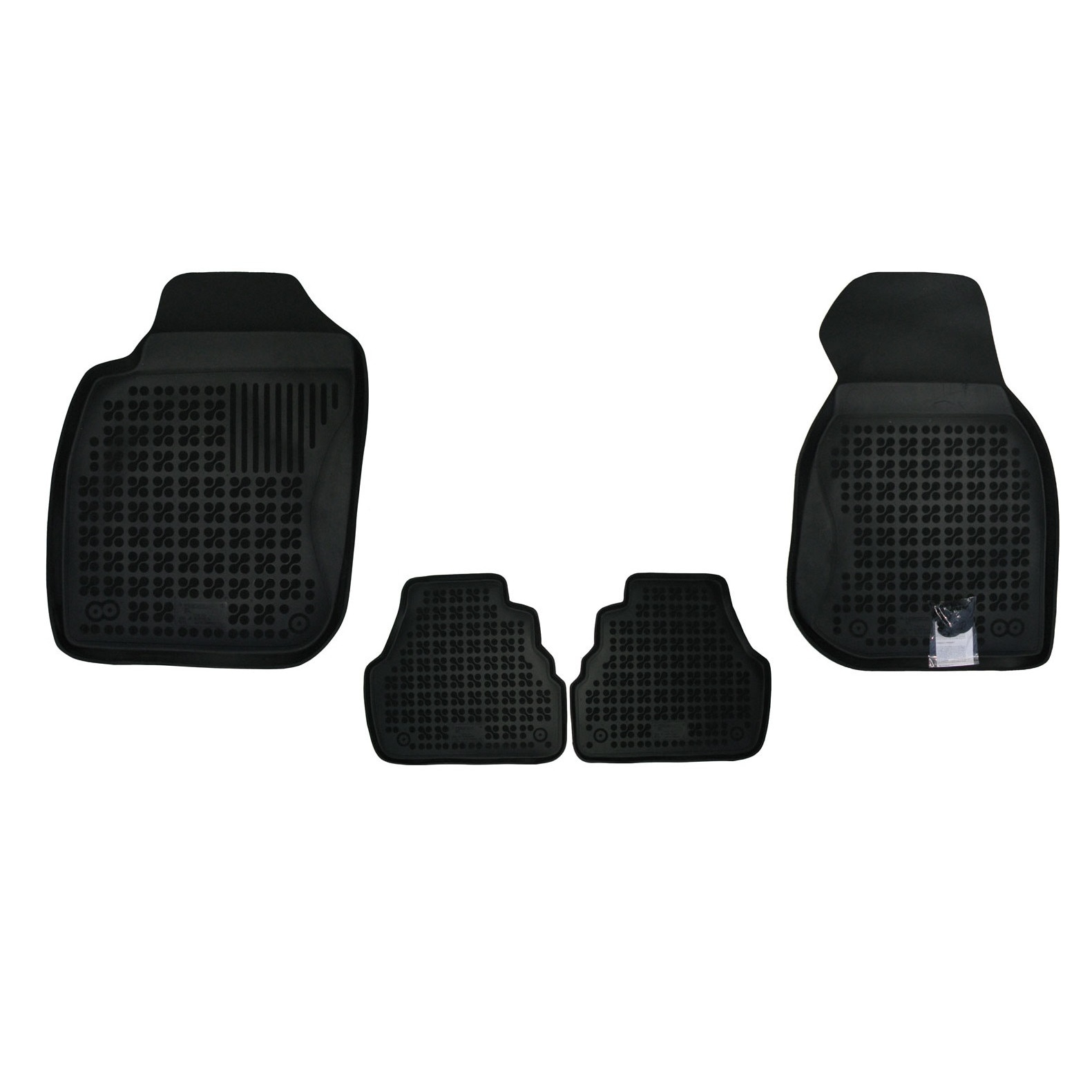 Set 4 covorase interior cauciuc stil tavita MAGSTAR LUX dedicate, compatibile cu AUDI A6 1997-2004, Negru