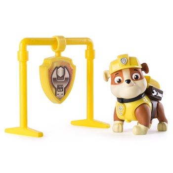Figurina Spin Master PAW Patrol cu accesorii - Rubble Figurina Spin Master PAW Patrol cu accesorii - Rubble