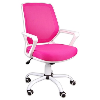 Scaun de birou Zen Roz-Alb Scaun de birou Zen Roz-Alb