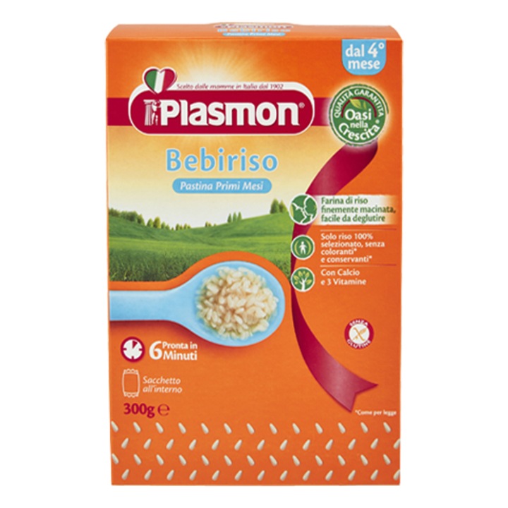 Paste Plasmon Bebirisio, fara gluten, de la 4 luni, 300 g