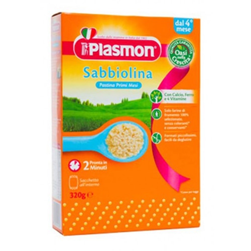 Paste Plasmon Sabbiolina, de la 4 luni, 320 g