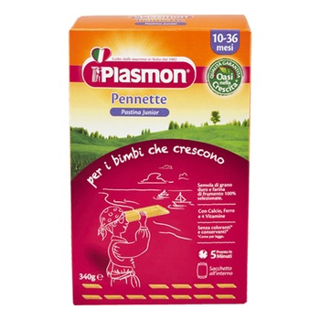 Paste Plasmon Pennette, de la 10 luni, 340 g Paste Plasmon Pennette, de la 10 luni, 340 g