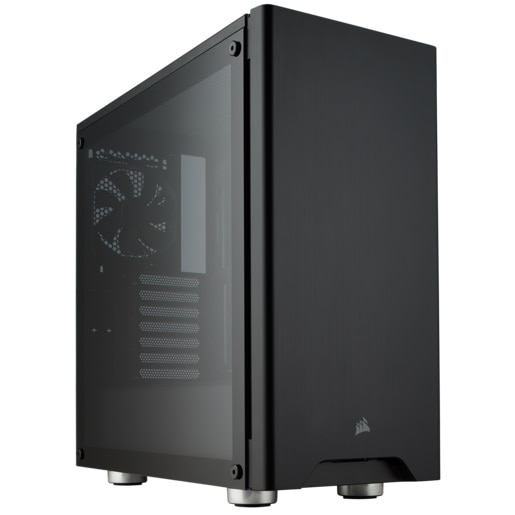 Carcasa Corsair Carbide Series™ 275R Tempered Glass, Mid-Tower, fara sursa, ATX, Black