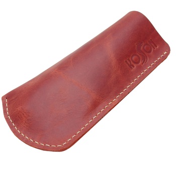 Toc/Etui Koson pentru ochelari de soare sau vedere - minimal - din piele naturala caramizie Toc/Etui Koson pentru ochelari de soare sau vedere - minimal - din piele naturala caramizie