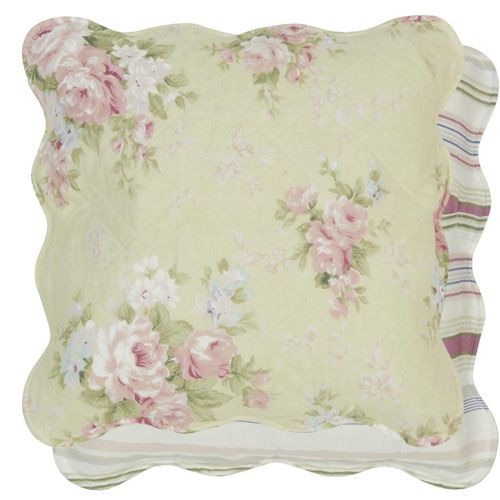 Fata de perna Flowers & Stripes 50*50 cm, Clayre & Eef