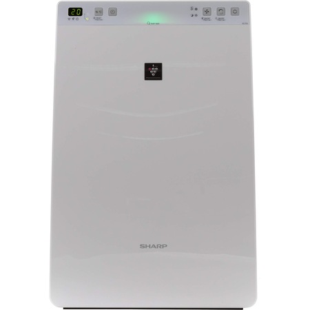 Purificator de aer cu umidificare Sharp KC-F32EUW, tehnologie Plasmacluster, 1.8 l, Alb