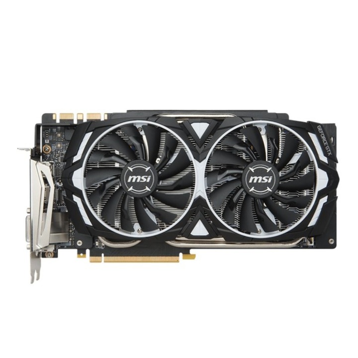 Видео карта nVidia GeForce GTX 1080 Ti OC, 11GB, MSI GTX 1080TI Armor 11G OC, PCI-E, GDDR5X, 352bit, DisplayPort, HDMI, DVI