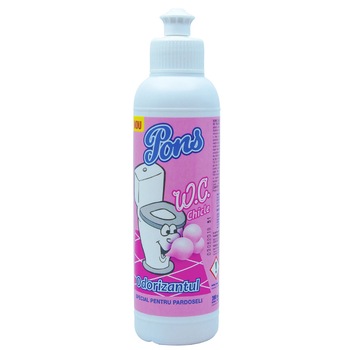 Odorizant toaleta, DEO PONS WC Bubble Gum, 200 ml Odorizant toaleta, DEO PONS WC Bubble Gum, 200 ml