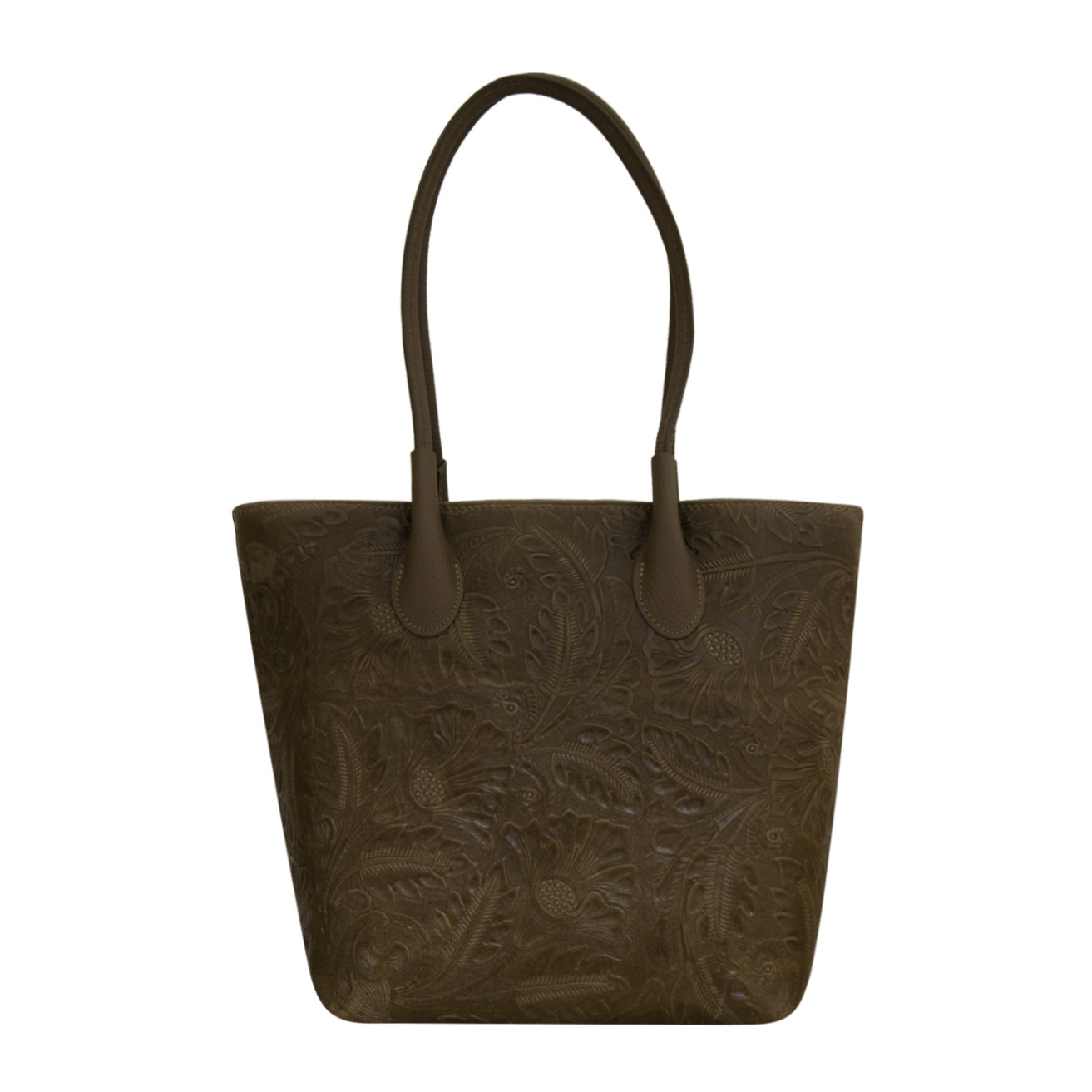 Geanta de dama din piele naturala, Alexa 2, Taupe