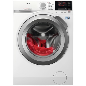 Masina de spalat rufe AEG L6FEG49S, 9 Kg, 1400 rpm, Clasa C, ProSense, Alb Masina de spalat rufe AEG L6FEG49S, 9 Kg, 1400 rpm, Clasa C, ProSense, Alb