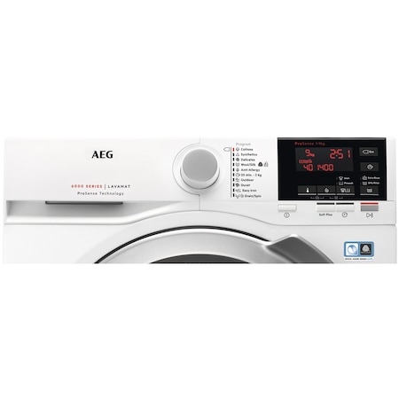 Masina de spalat rufe AEG L6FEG49S, 9 Kg, 1400 rpm, Clasa C, ProSense, Alb