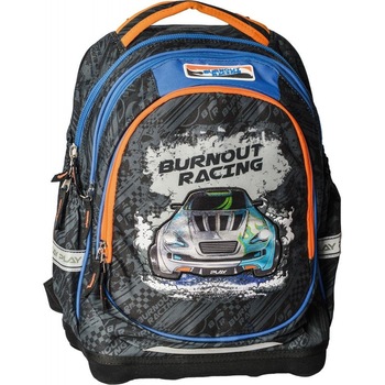 Ghiozdan scoala Smart Light ergonomic Burnout Racing 41x32x21cm Ghiozdan scoala Smart Light ergonomic Burnout Racing 41x32x21cm