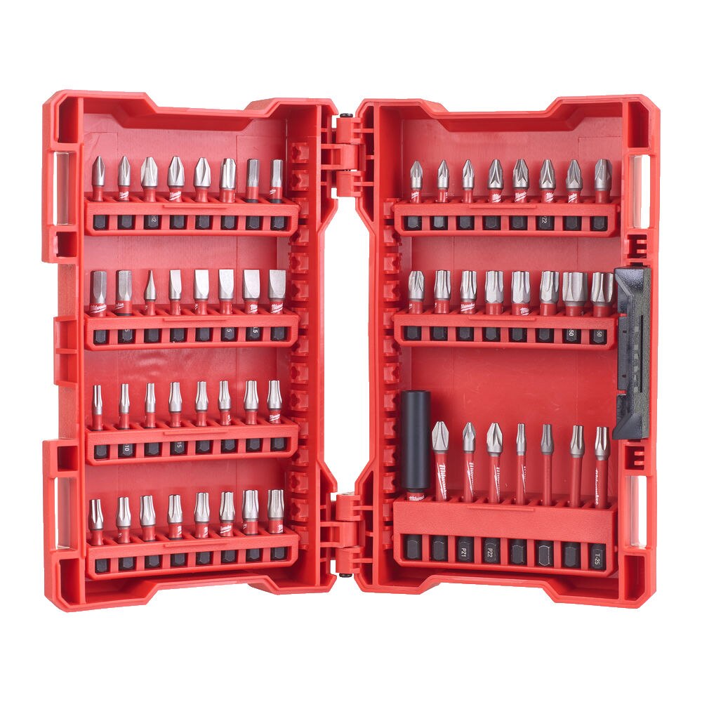 Set profesional SHOCKWAVE pentru insurubat 56 piese Milwaukee