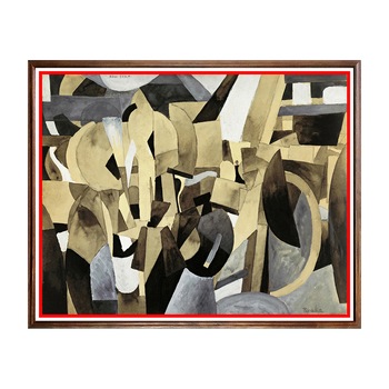 Tablou Poster, Arta Sec. XX, Francis Picabia - New York - ASD-102, 40 x 50 cm Tablou Poster, Arta Sec. XX, Francis Picabia - New York - ASD-102, 40 x 50 cm