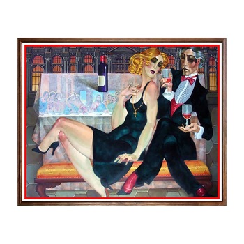 Tablou Poster, Arta Sec. XX, Juarez Machado - ASD-054, 40 x 50 cm Tablou Poster, Arta Sec. XX, Juarez Machado - ASD-054, 40 x 50 cm