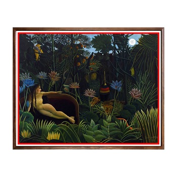 Tablou Poster, Arta Sec. XX, Henri Rousseau - The Dream - ASD-153, 40 x 50 cm Tablou Poster, Arta Sec. XX, Henri Rousseau - The Dream - ASD-153, 40 x 50 cm