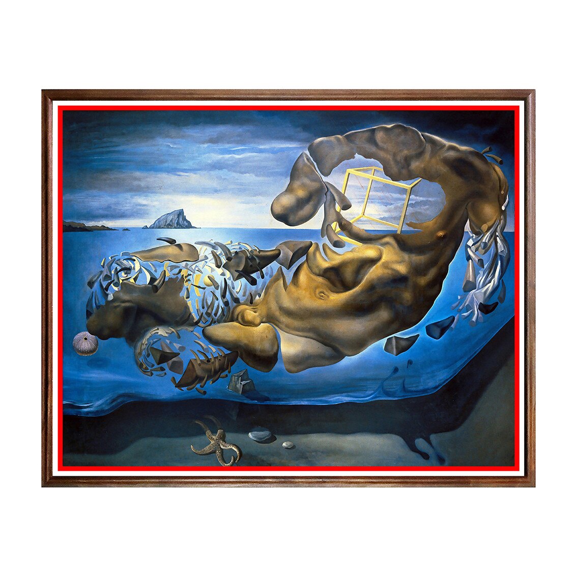 Tablou Poster, Arta Sec. XX, Dali - Rhinocerotic Disintegration of Illissus of Phidias - ASD-035, 40 x 50 cm