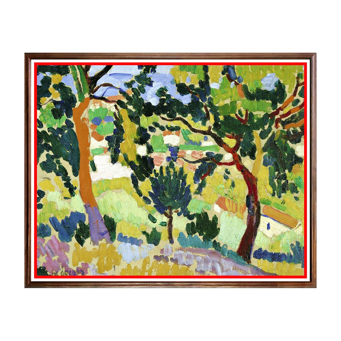 Tablou Poster, Arta Sec. XX, André Derain - L'Estaque - ASD-067, 40 x 50 cm