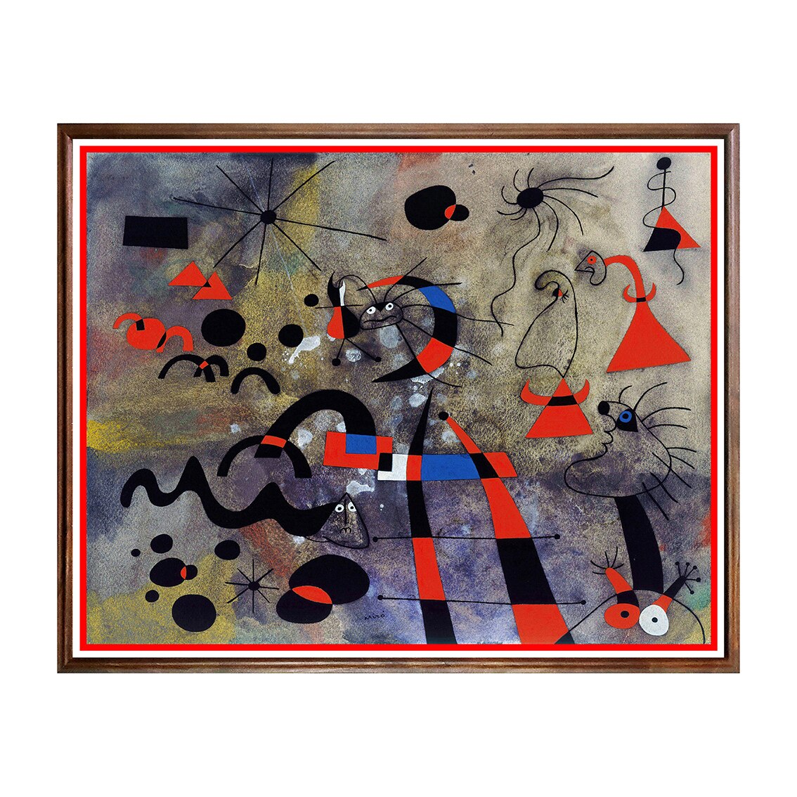Tablou Poster, Arta Sec. XX, Joan Miró - The Escape Ladder - ASD-161, 40 x 50 cm