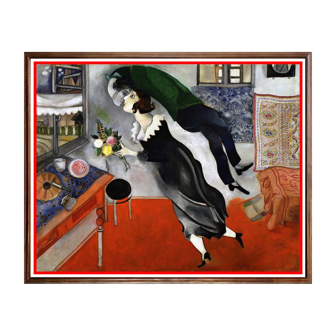 Tablou Poster, Arta Sec. XX, Marc Chagall - Birthday - ASD-172, 40 x 50 cm