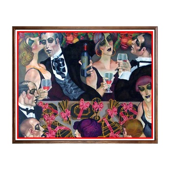 Tablou Poster, Arta Sec. XX, Juarez Machado - ASD-055, 40 x 50 cm Tablou Poster, Arta Sec. XX, Juarez Machado - ASD-055, 40 x 50 cm