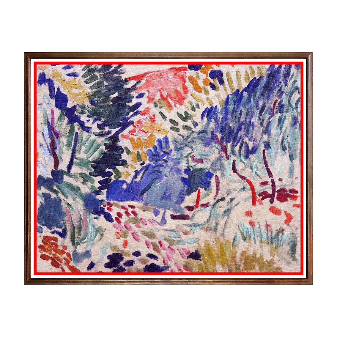 Tablou Poster, Arta Sec. XX, Henri Matisse - Landscape at Collioure - ASD-147, 40 x 50 cm