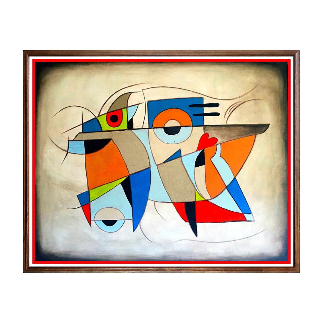 Tablou Poster, Arta Abstracta - ATA-073, 40 x 50 cm