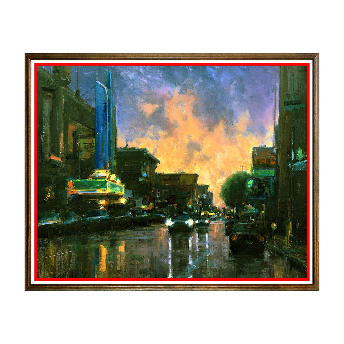 Tablou Poster, Luminile Orasului - LO-002, 40 x 50 cm