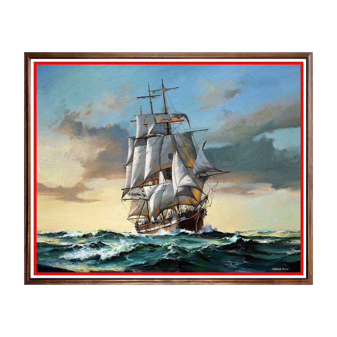 Tablou Poster, Peisaj Marin - PSM-046, 40 x 50 cm