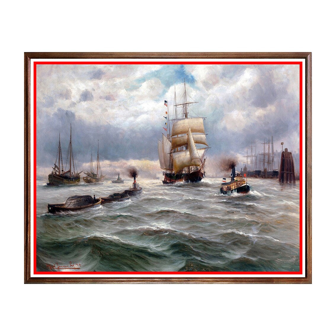 Tablou Poster, Peisaj Marin - PSM-010, 40 x 50 cm