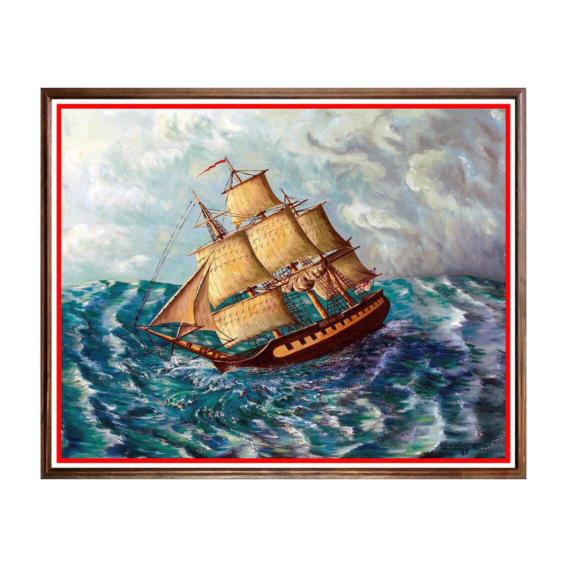 Tablou Poster, Peisaj Marin - PSM-086, 40 x 50 cm