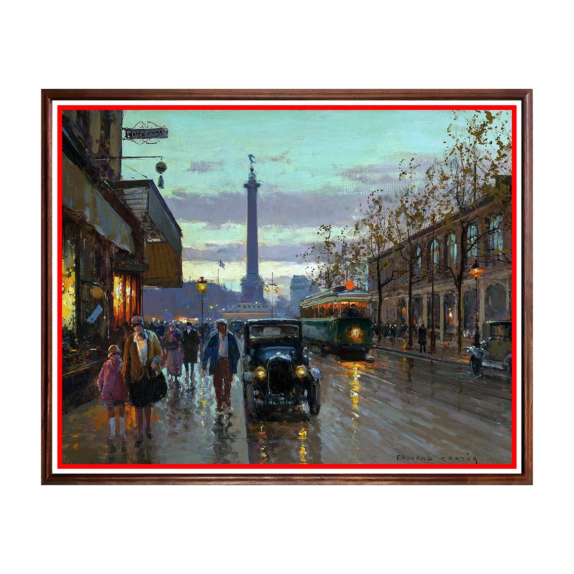 Tablou Poster, Paris Nostalgic - PN-031, 40 x 50 cm