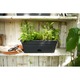 Jardiniera Green Basics Mini 30 cm negru