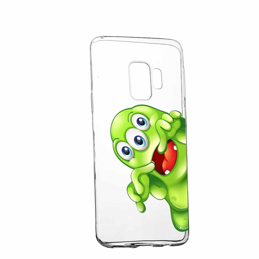 Husa Silicon, Transparent, Slim, Green Monster, Huawei Honor 7
