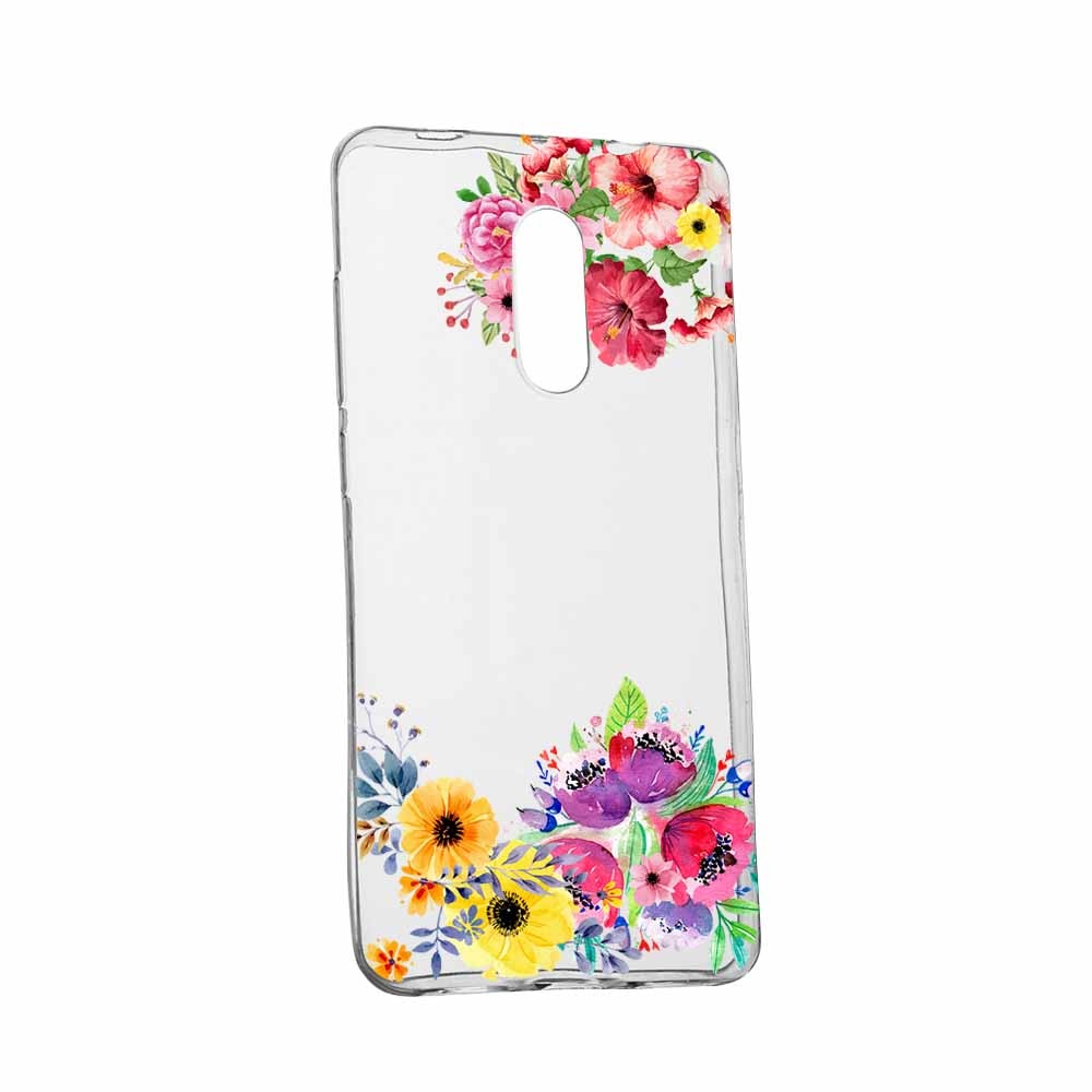 Husa pentru Nokia 3.1 (2018), Flowers, 56, Silicon