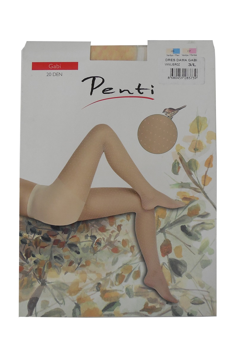 Dres dama Penti, Gabi, Vanilie/Albastru